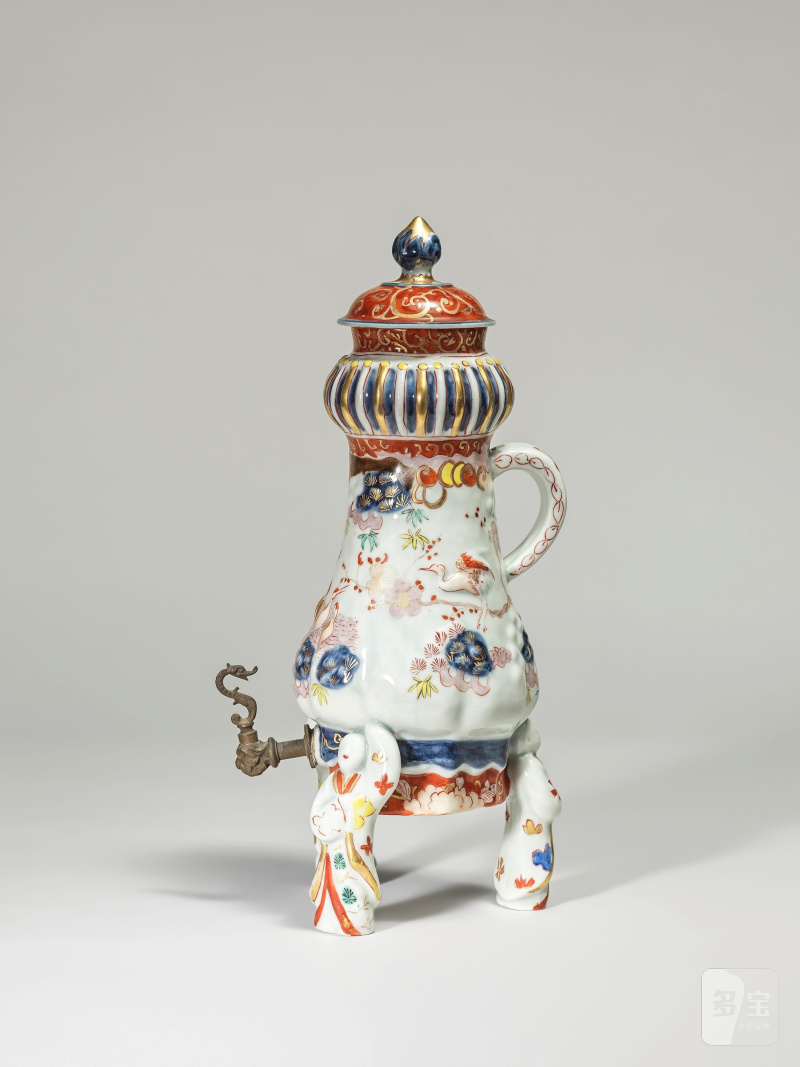 日本 江戸時代 十七/十八世紀 伊万里彩繪水盛 | FONTAINE TRIPODE COUVERTE EN PORCELAINE IMARI - 图9